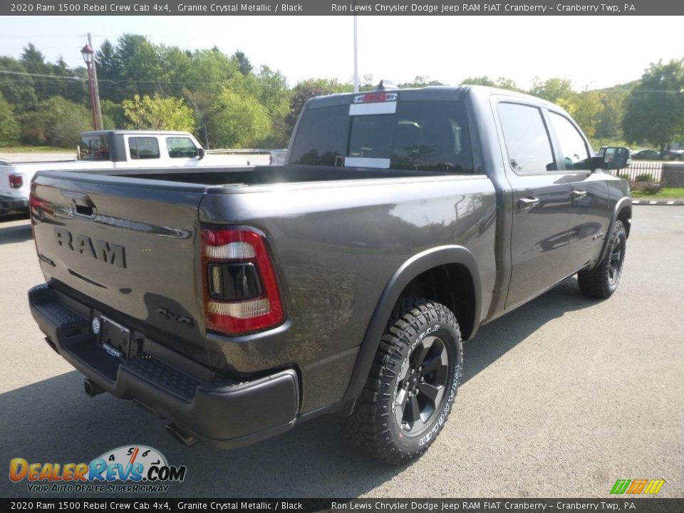 2020 Ram 1500 Rebel Crew Cab 4x4 Granite Crystal Metallic / Black Photo #6