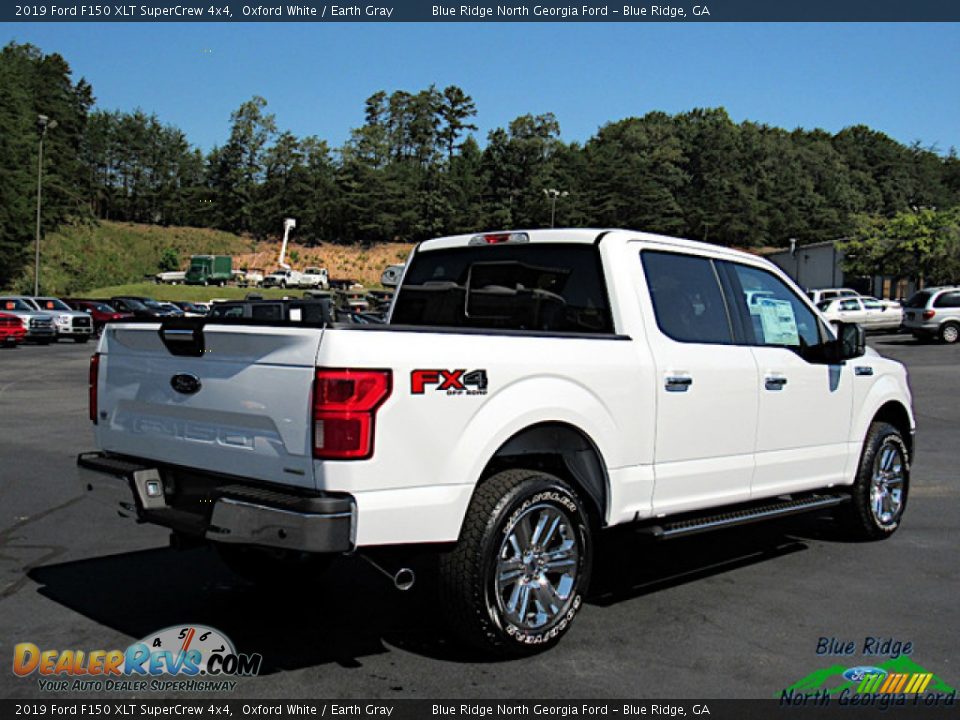 2019 Ford F150 XLT SuperCrew 4x4 Oxford White / Earth Gray Photo #5