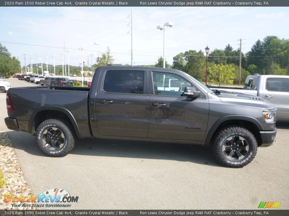 2020 Ram 1500 Rebel Crew Cab 4x4 Granite Crystal Metallic / Black Photo #7