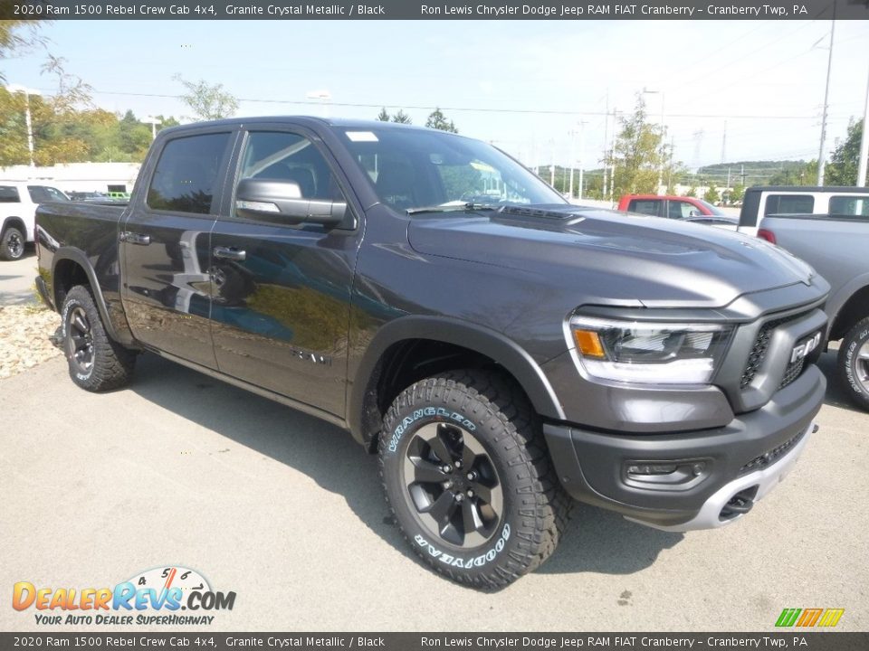 2020 Ram 1500 Rebel Crew Cab 4x4 Granite Crystal Metallic / Black Photo #8