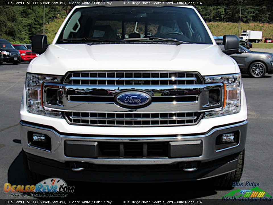 2019 Ford F150 XLT SuperCrew 4x4 Oxford White / Earth Gray Photo #8