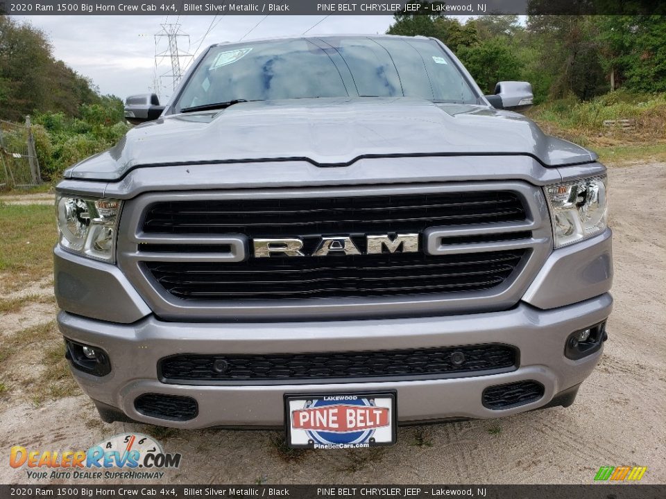 2020 Ram 1500 Big Horn Crew Cab 4x4 Billet Silver Metallic / Black Photo #2