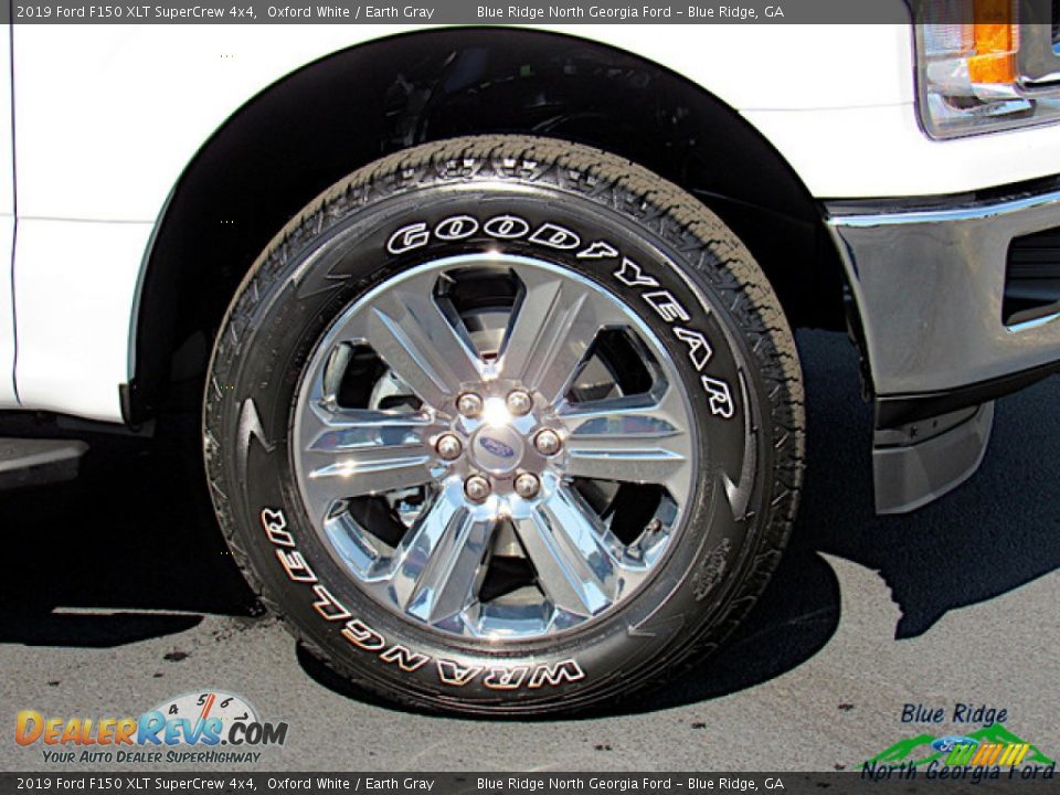 2019 Ford F150 XLT SuperCrew 4x4 Oxford White / Earth Gray Photo #9