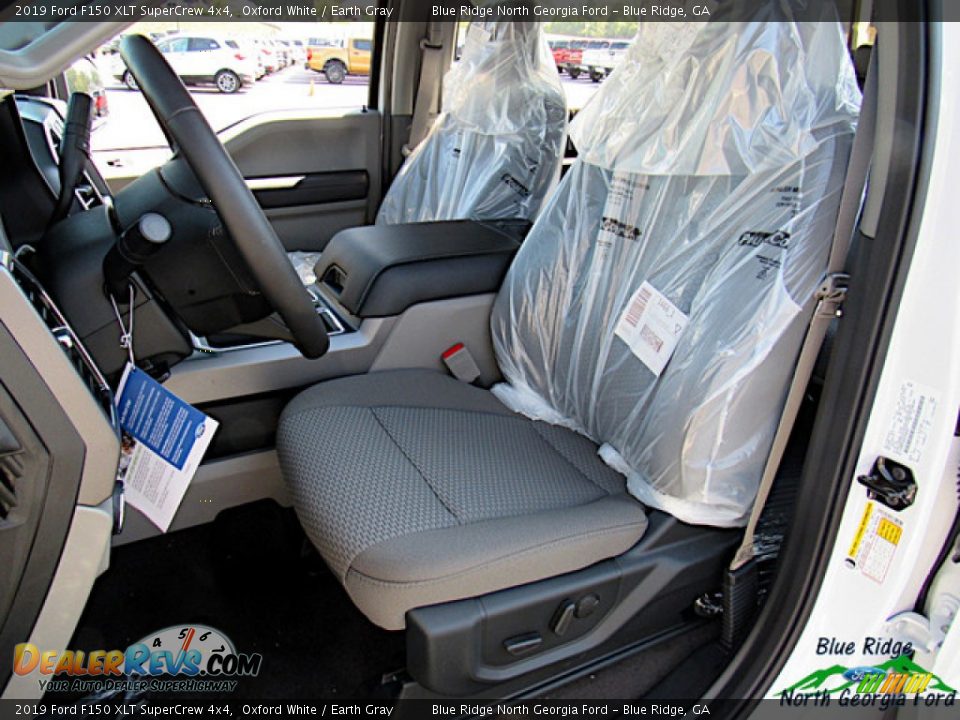 2019 Ford F150 XLT SuperCrew 4x4 Oxford White / Earth Gray Photo #10