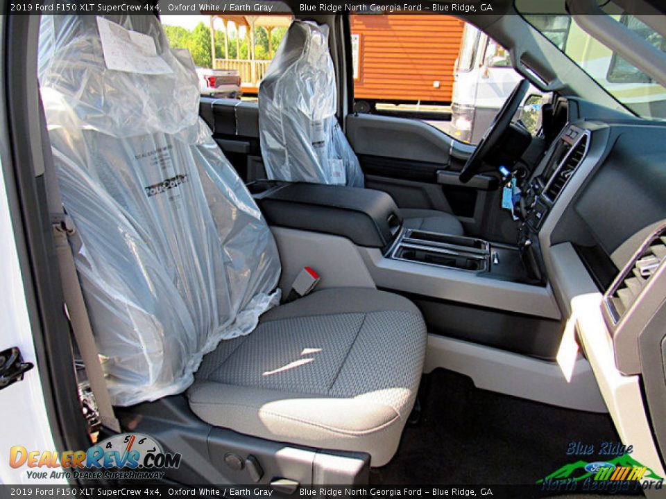2019 Ford F150 XLT SuperCrew 4x4 Oxford White / Earth Gray Photo #11