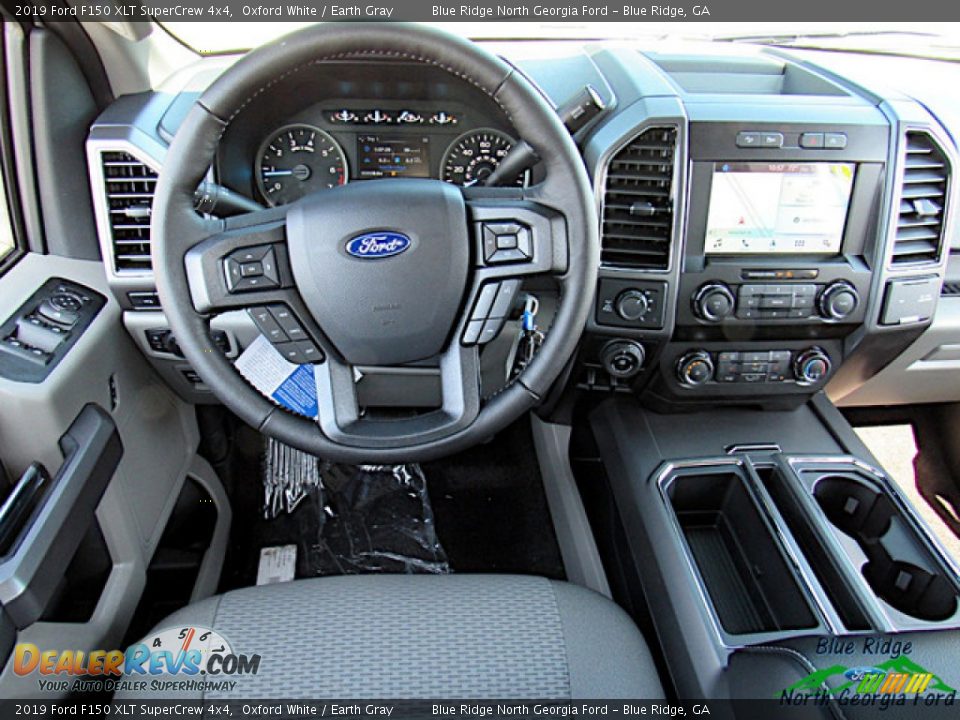 2019 Ford F150 XLT SuperCrew 4x4 Oxford White / Earth Gray Photo #13