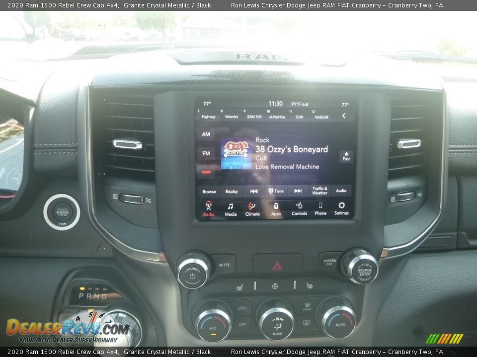 2020 Ram 1500 Rebel Crew Cab 4x4 Granite Crystal Metallic / Black Photo #15