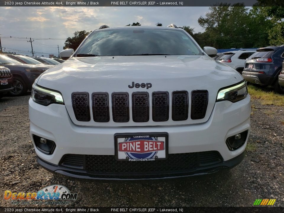 2020 Jeep Cherokee Altitude 4x4 Bright White / Black Photo #2