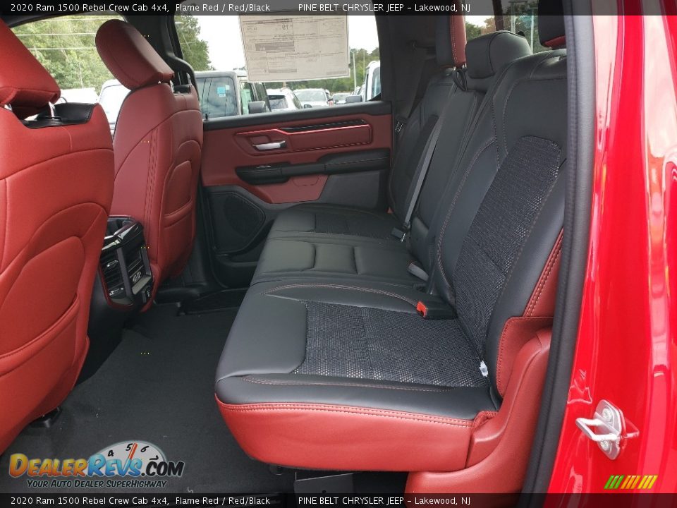 Rear Seat of 2020 Ram 1500 Rebel Crew Cab 4x4 Photo #6