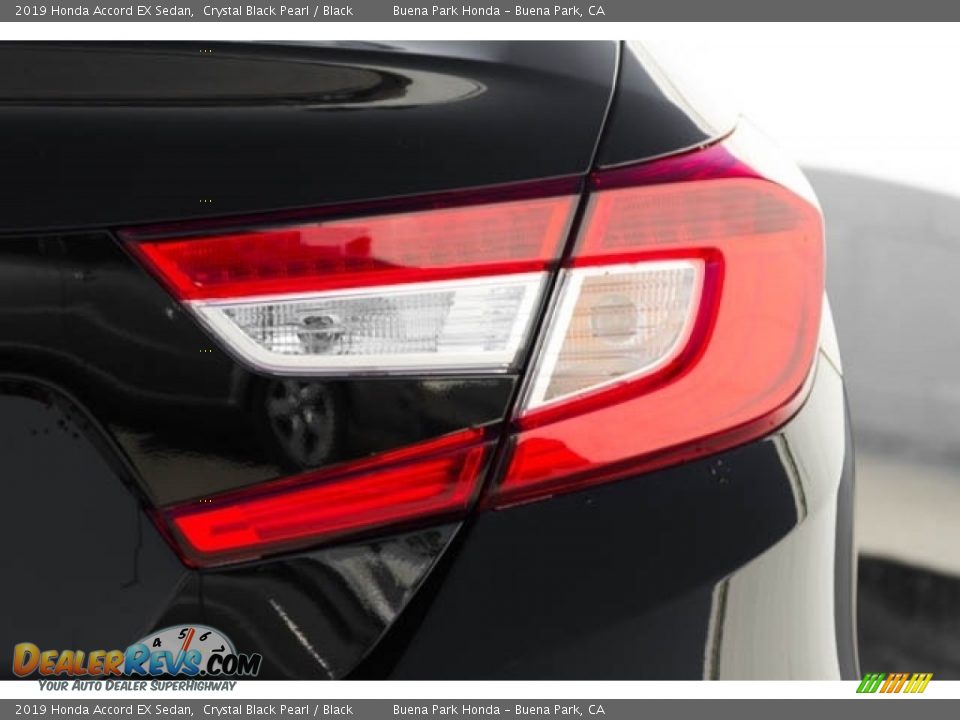2019 Honda Accord EX Sedan Crystal Black Pearl / Black Photo #8