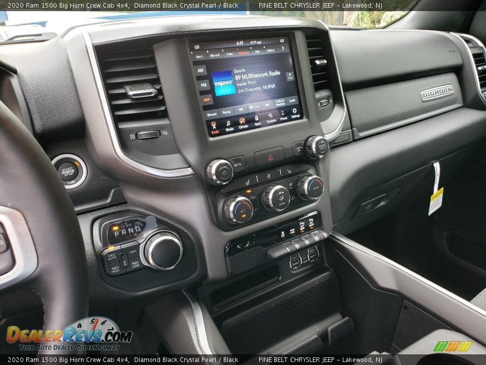 2020 Ram 1500 Big Horn Crew Cab 4x4 Diamond Black Crystal Pearl / Black Photo #10