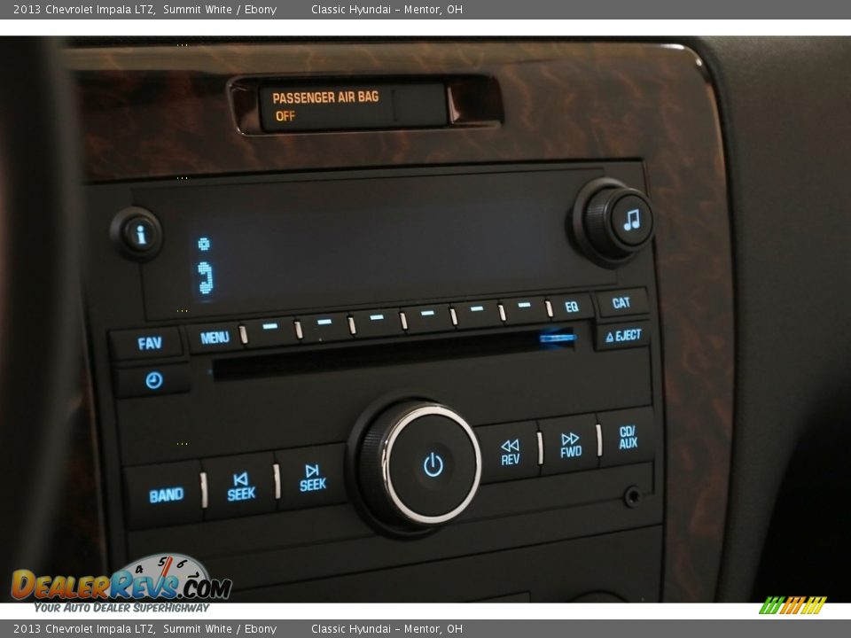 2013 Chevrolet Impala LTZ Summit White / Ebony Photo #11