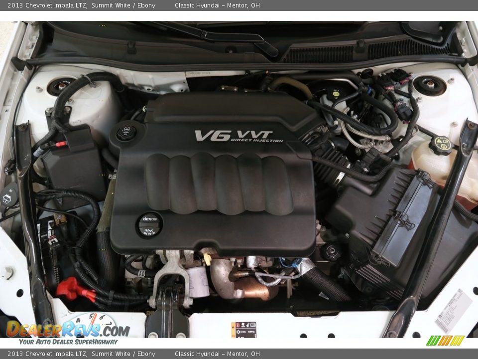 2013 Chevrolet Impala LTZ Summit White / Ebony Photo #16