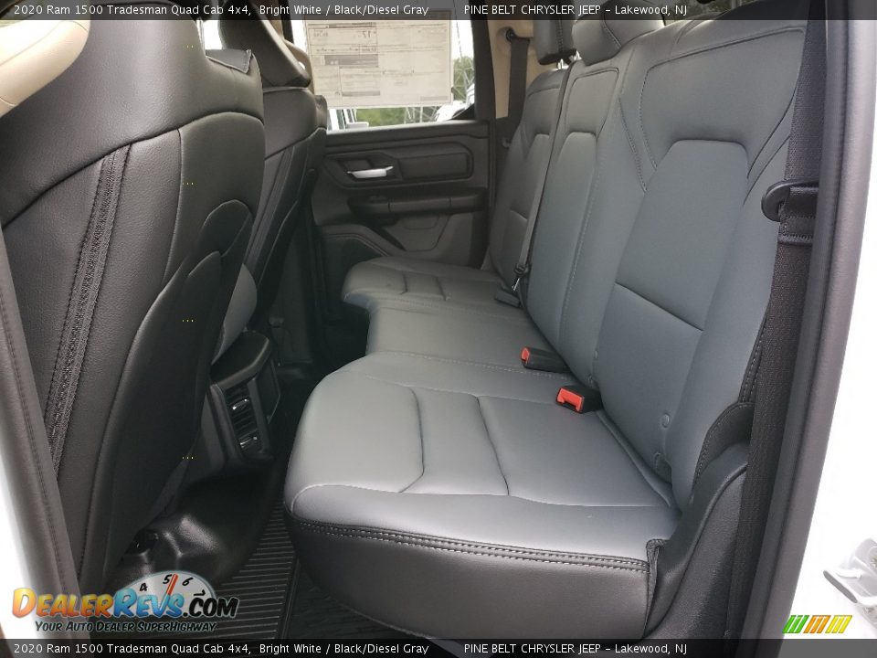 Rear Seat of 2020 Ram 1500 Tradesman Quad Cab 4x4 Photo #6