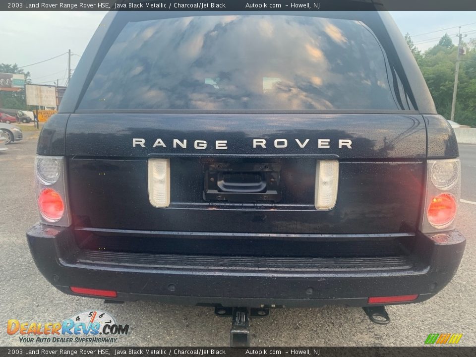 2003 Land Rover Range Rover HSE Java Black Metallic / Charcoal/Jet Black Photo #4
