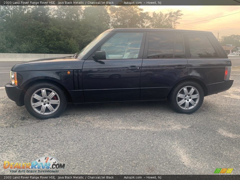 2003 Land Rover Range Rover HSE Java Black Metallic / Charcoal/Jet Black Photo #6