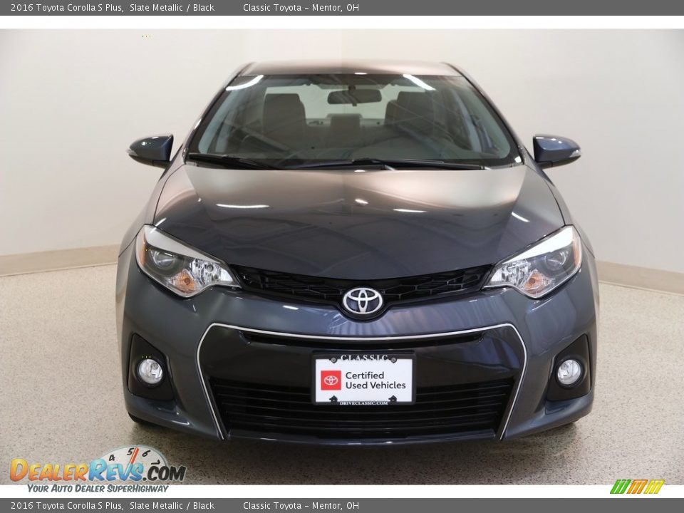 2016 Toyota Corolla S Plus Slate Metallic / Black Photo #2