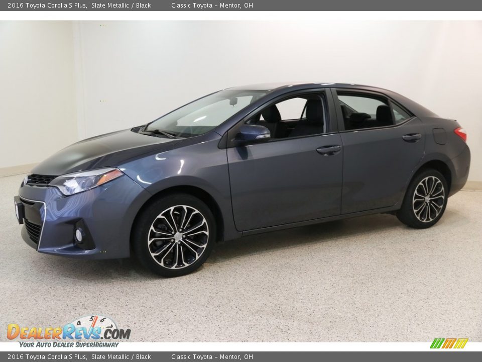2016 Toyota Corolla S Plus Slate Metallic / Black Photo #3