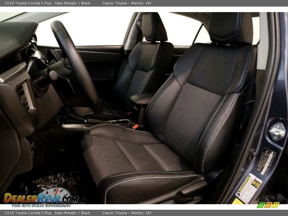 2016 Toyota Corolla S Plus Slate Metallic / Black Photo #5