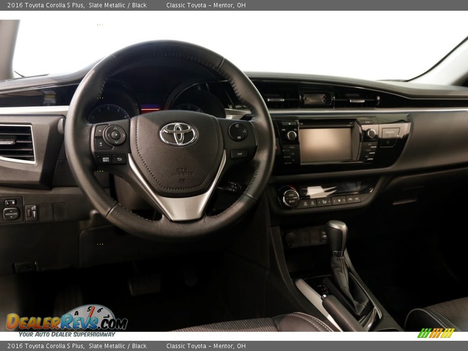 2016 Toyota Corolla S Plus Slate Metallic / Black Photo #6