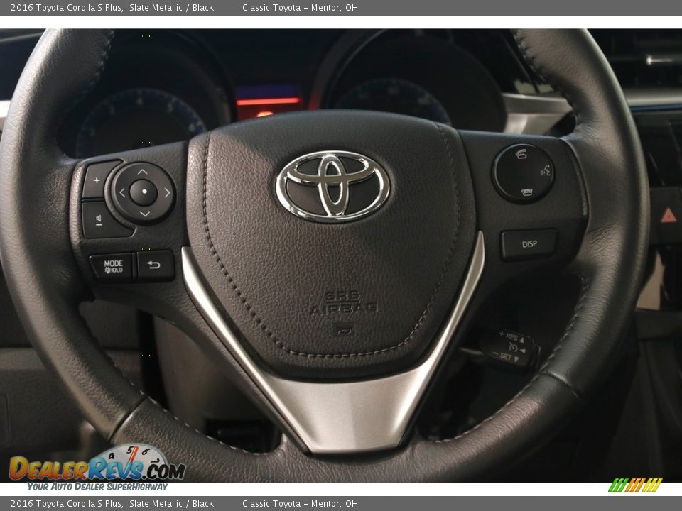 2016 Toyota Corolla S Plus Slate Metallic / Black Photo #7