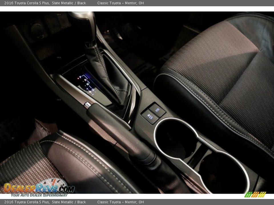 2016 Toyota Corolla S Plus Slate Metallic / Black Photo #12