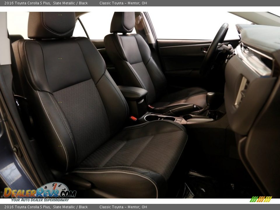 2016 Toyota Corolla S Plus Slate Metallic / Black Photo #13