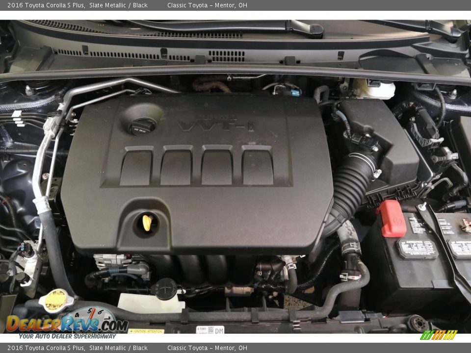 2016 Toyota Corolla S Plus Slate Metallic / Black Photo #17