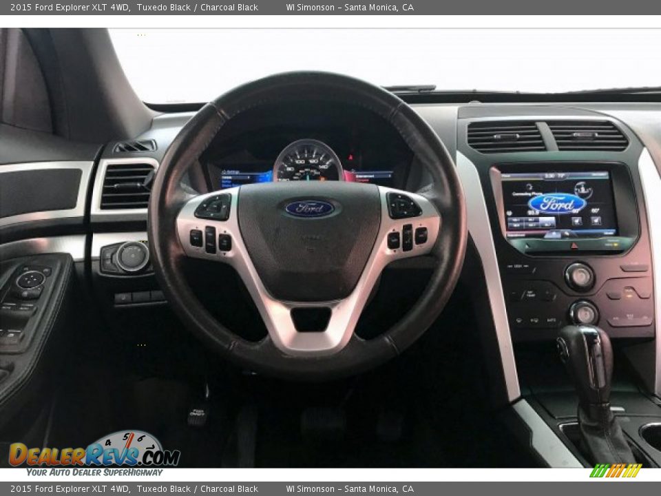 2015 Ford Explorer XLT 4WD Tuxedo Black / Charcoal Black Photo #4