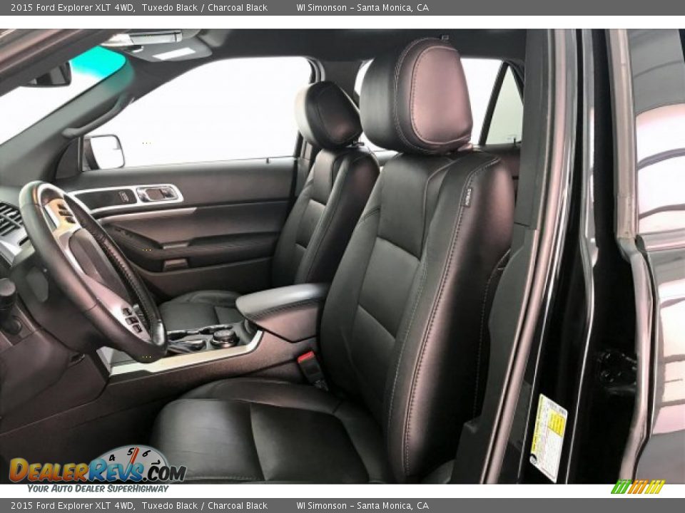 2015 Ford Explorer XLT 4WD Tuxedo Black / Charcoal Black Photo #14