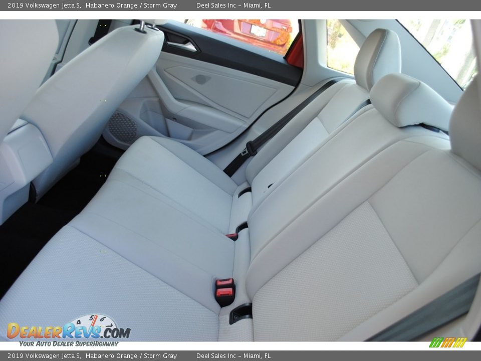 2019 Volkswagen Jetta S Habanero Orange / Storm Gray Photo #11