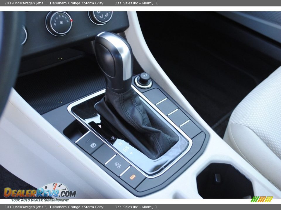 2019 Volkswagen Jetta S Habanero Orange / Storm Gray Photo #14