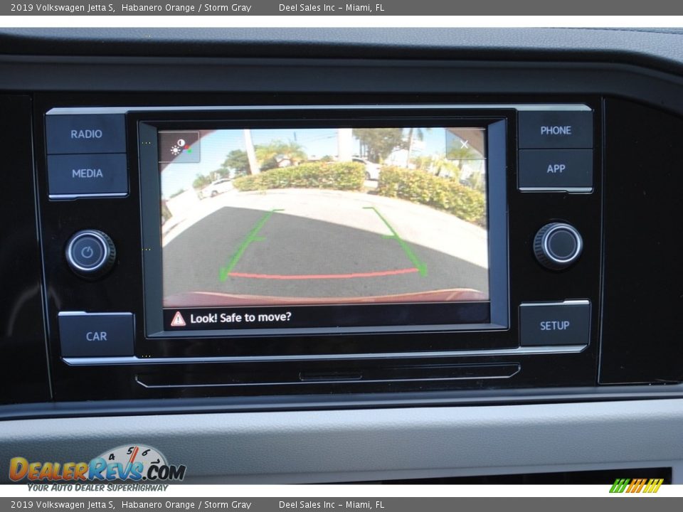 2019 Volkswagen Jetta S Habanero Orange / Storm Gray Photo #15
