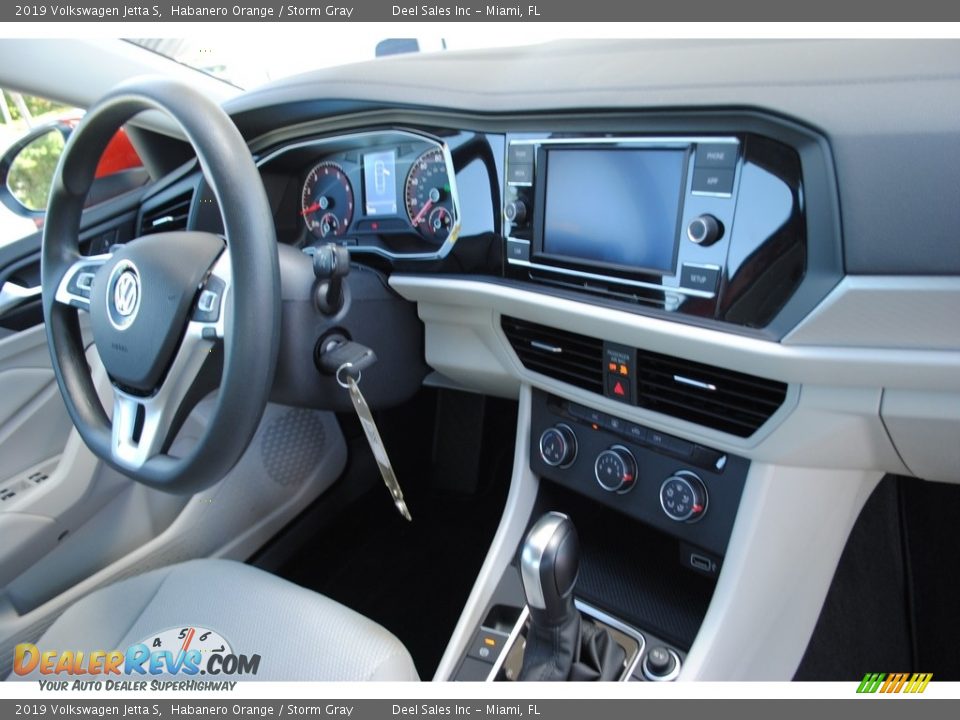 2019 Volkswagen Jetta S Habanero Orange / Storm Gray Photo #18