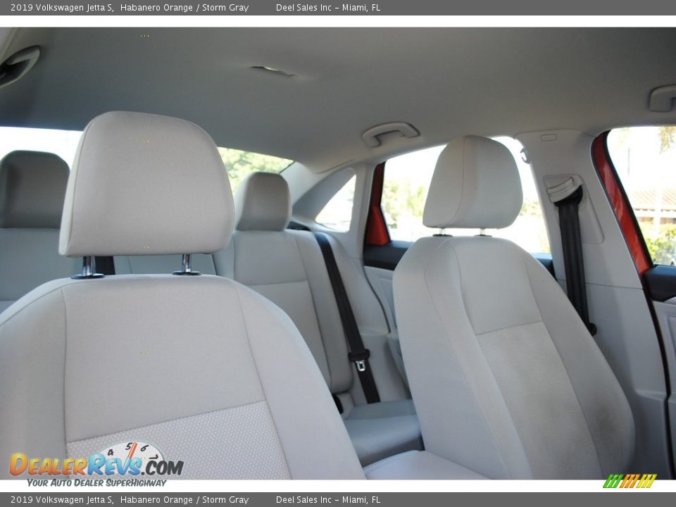 2019 Volkswagen Jetta S Habanero Orange / Storm Gray Photo #19