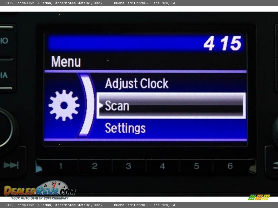 2019 Honda Civic LX Sedan Modern Steel Metallic / Black Photo #31