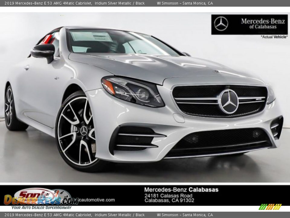 2019 Mercedes-Benz E 53 AMG 4Matic Cabriolet Iridium Silver Metallic / Black Photo #1