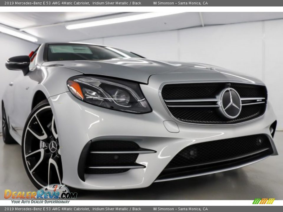 2019 Mercedes-Benz E 53 AMG 4Matic Cabriolet Iridium Silver Metallic / Black Photo #3