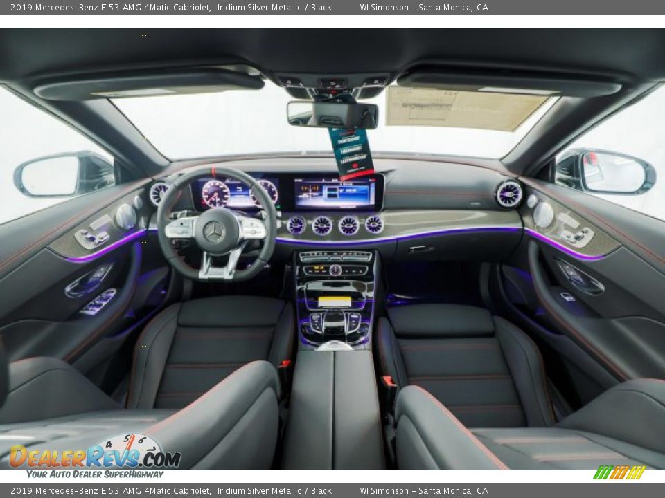 Black Interior - 2019 Mercedes-Benz E 53 AMG 4Matic Cabriolet Photo #11