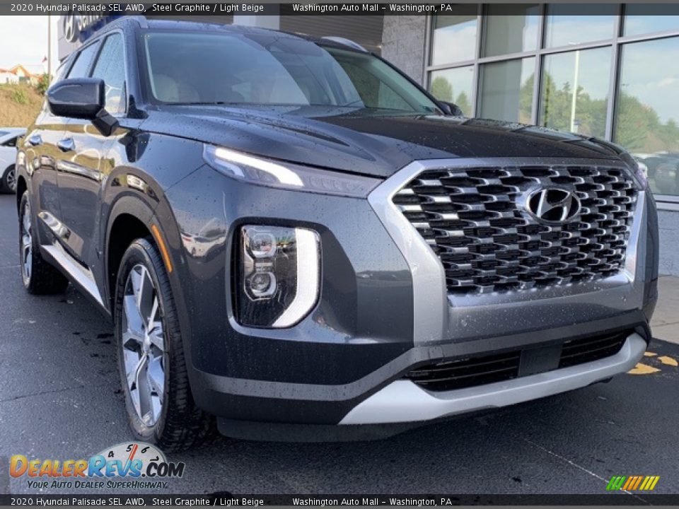 2020 Hyundai Palisade SEL AWD Steel Graphite / Light Beige Photo #1
