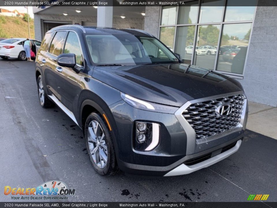 Front 3/4 View of 2020 Hyundai Palisade SEL AWD Photo #2