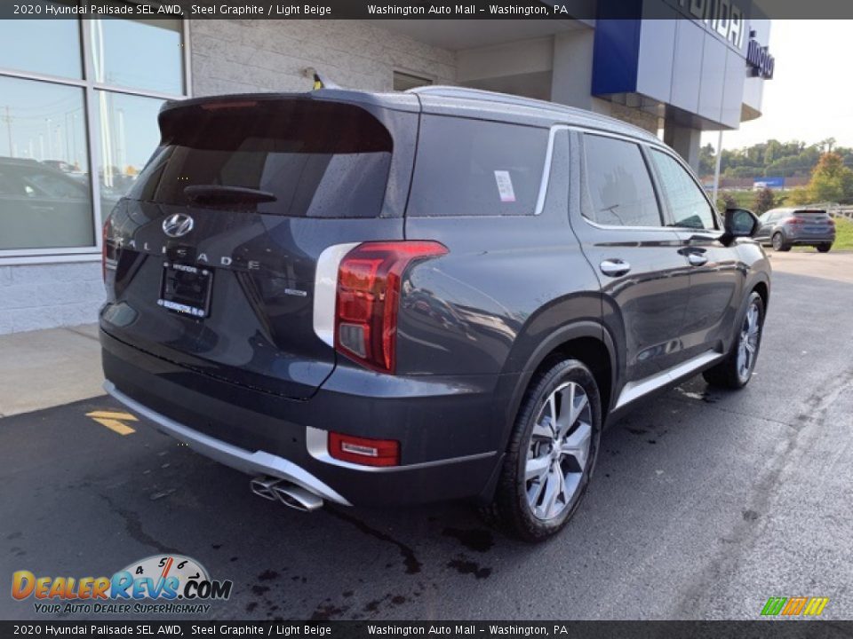 2020 Hyundai Palisade SEL AWD Steel Graphite / Light Beige Photo #4