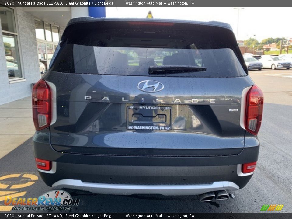 2020 Hyundai Palisade SEL AWD Steel Graphite / Light Beige Photo #5
