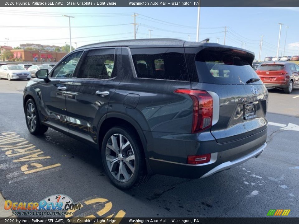 2020 Hyundai Palisade SEL AWD Steel Graphite / Light Beige Photo #6