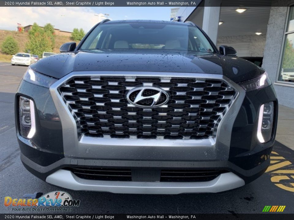 2020 Hyundai Palisade SEL AWD Steel Graphite / Light Beige Photo #8