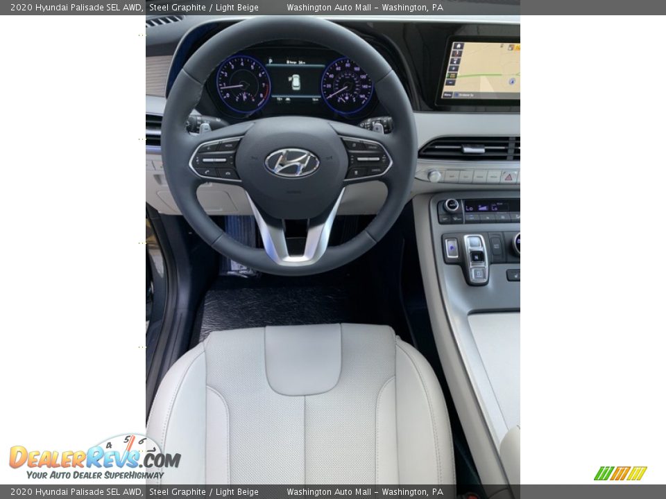 2020 Hyundai Palisade SEL AWD Steering Wheel Photo #14