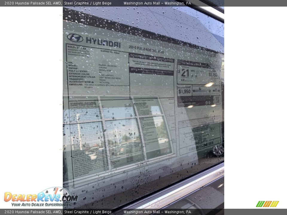 2020 Hyundai Palisade SEL AWD Steel Graphite / Light Beige Photo #16