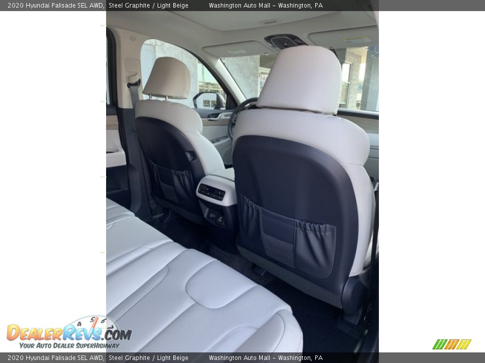2020 Hyundai Palisade SEL AWD Steel Graphite / Light Beige Photo #28
