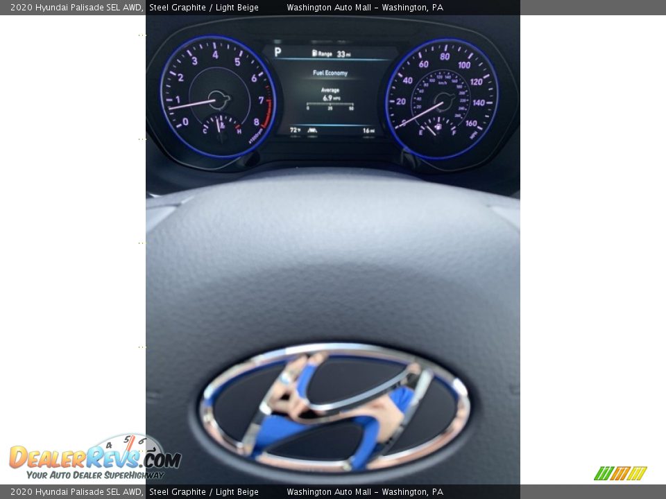 2020 Hyundai Palisade SEL AWD Gauges Photo #35
