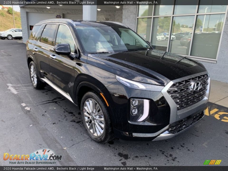 Front 3/4 View of 2020 Hyundai Palisade Limited AWD Photo #2